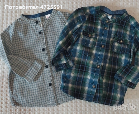 Лот бебешки ризи за момченце , снимка 3 - Бодита за бебе - 53932909