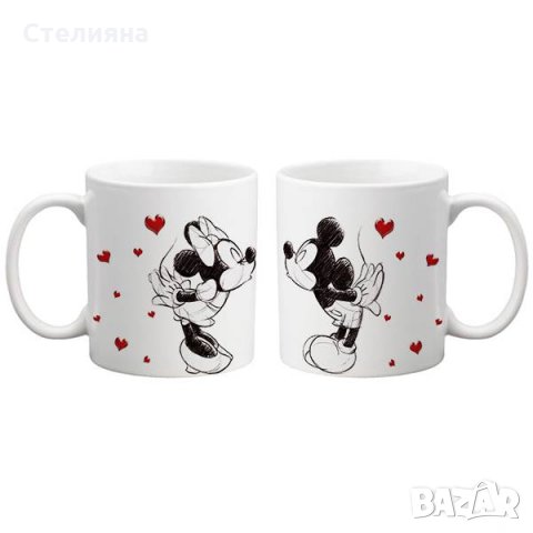 Уникален комплект чаши за влюбени двойки, снимка 5 - Чаши - 31288150