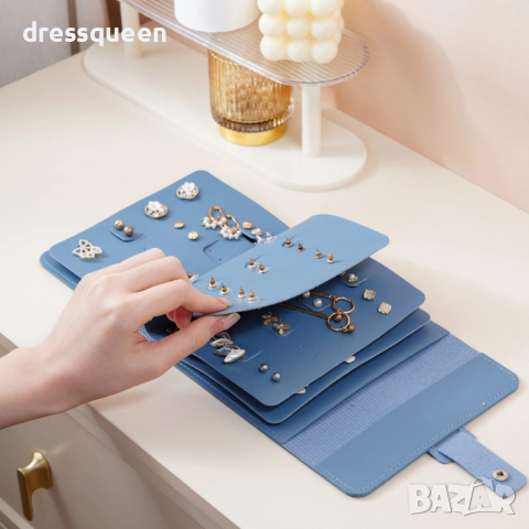 4145 Органайзер за съхранение на обеци, снимка 4 - Обеци - 44803206