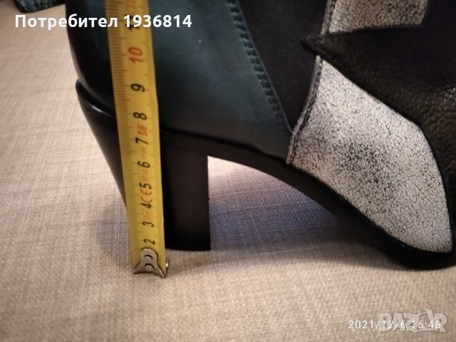 Боти естествена кожа DIESEL с етикет, снимка 5 - Дамски боти - 35051995