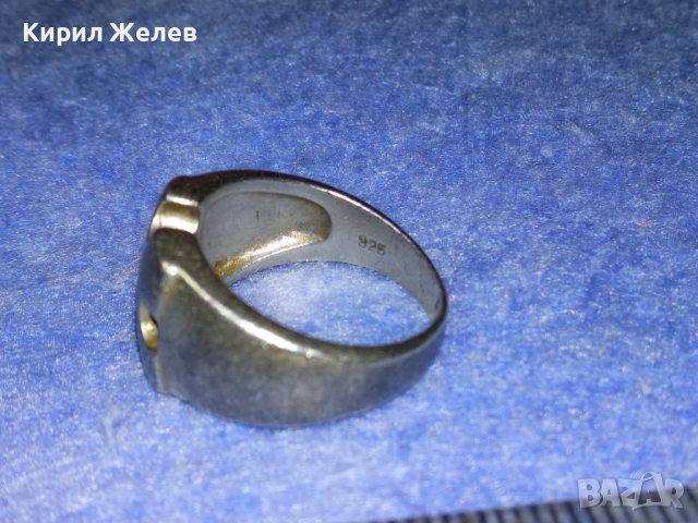 АЖУРЕН СКЪПОЦЕНЕН СРЕБЪРЕН ПРЪСТЕН ОКСИДИРАНО СРЕБРО 925 с ЮВЕЛИРНО ФАСЕТИРАН ЦИТРИН 43807, снимка 8 - Пръстени - 44664249