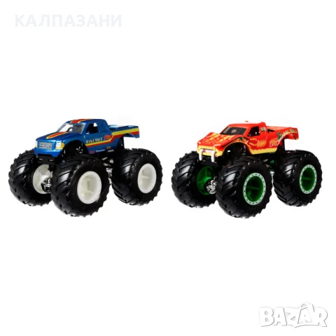HOT WHEELS Monster Trucks Line бъги базов модел 2 бр.FYJ64 асортимент, снимка 6 - Коли, камиони, мотори, писти - 50446379