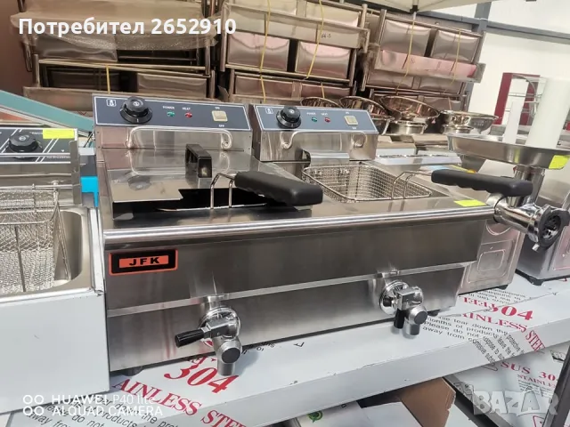 Професионален електрически фритюрник 2х8литра с кранове 2 Модела Цена 479лв/244,91€, снимка 8 - Обзавеждане на кухня - 48595356