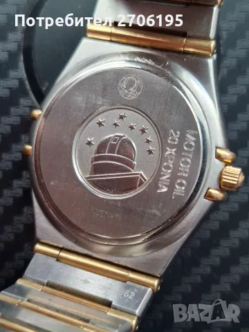 Комплект мъжки и дамски Omega Constellation Manhattan (Quartz / Стомана и Злато), снимка 11 - Мъжки - 56068524