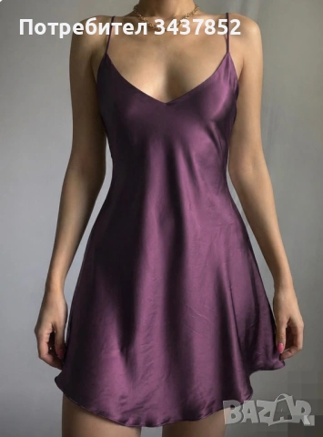 Винтидж копринена нощница/рокля Victoria's Secret Gold Label – 100% коприна