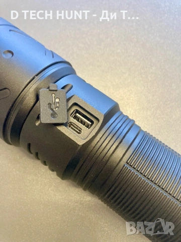 Мощен прожекторен фенер с акумулатор | Голям лъч | Далекобоен | Лов, къмпинг, снимка 6 - Къмпинг осветление - 54176204