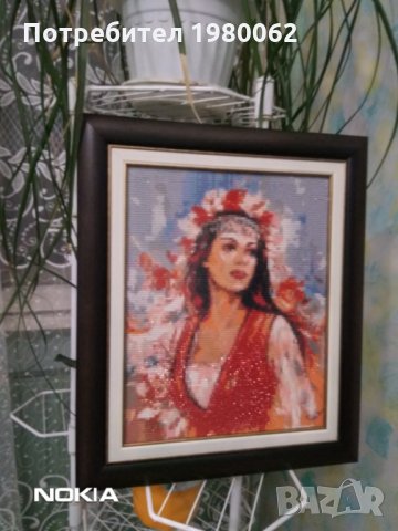 Гоблен Българка, снимка 2 - Гоблени - 25314185