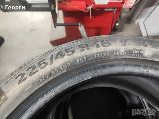 4бр. летни гуми 225/45/18 Continental, снимка 4 - Гуми и джанти - 54063411