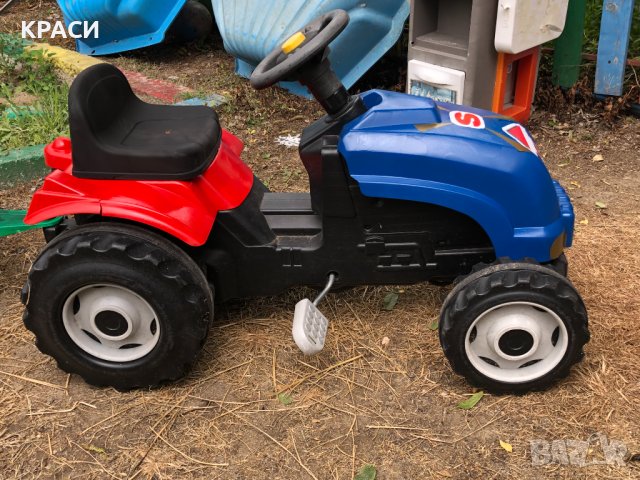 продавам детска играчка трактор със ремърке , снимка 3 - Коли, камиони, мотори, писти - 40724286