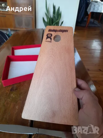 Стара дъска за рязане и нож Родопаимпекс, снимка 4 - Антикварни и старинни предмети - 48156883