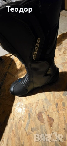 Мото екип от 2 части + обувки Alpinestar