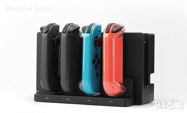 Докинг станция за зареждане GuliKit за Nintendo Switch JOY-CON, снимка 9 - Аксесоари - 39124205