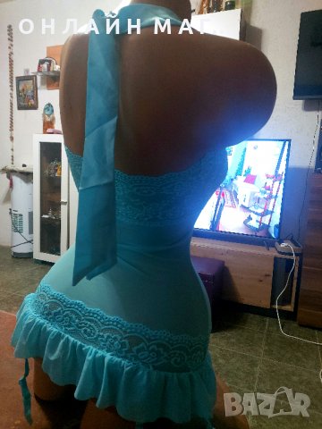 Нощничка с сатенена панделка /с м , снимка 8 - Корсети, бюстиета, топове - 35229207