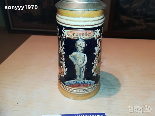BRUXELLES-19Х11Х8СМ-РЕТРО КОЛЕКЦИЯ-ВНОС SWITZERLAND, снимка 3 - Колекции - 29373707
