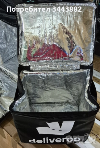 Темочанта"Deliveroo" за топли и студени ястия и напитки , снимка 7 - Кутии за храна - 52367345