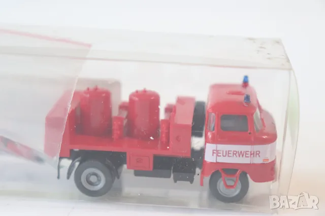 S.E.S. H0 1/87 IFA ИФА КАМИОН ПОЖАРНА МОДЕЛ КОЛИЧКА, снимка 2 - Колекции - 49934110