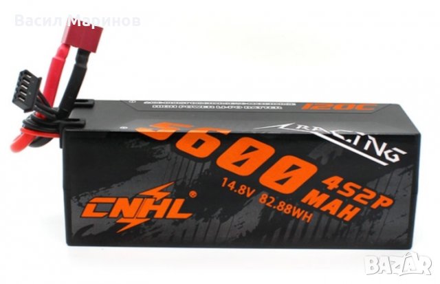 Продавам Li-Po батерии CNHL 4s 14.8V 5.6Ah (5600mAh) 120C, снимка 1 - Друга електроника - 35394481