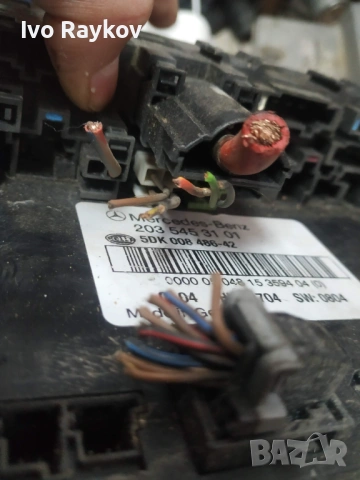 Заден sam модул Mercedes C class W203 , 2035453101 , HELLA: 5DK008486-42, снимка 3 - Части - 53215195