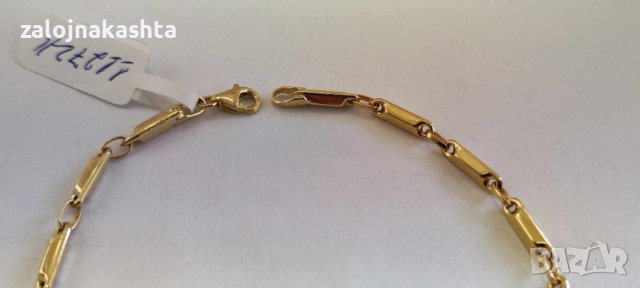 Нова-Златна гривна-3,78гр/14кр, снимка 4 - Гривни - 42497118