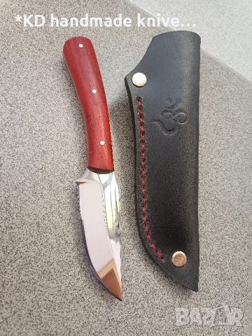 Ръчно изработен малък ловен нож "некерче" от марка KD handmade knives ловни ножове