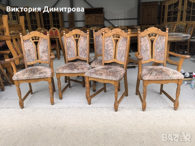 Комплект от 6 трапезни стола 