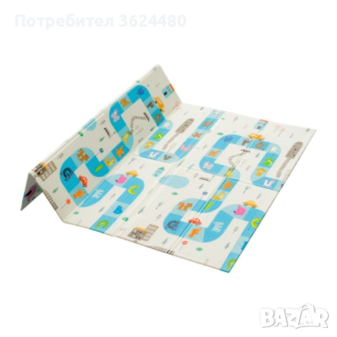 Бебешко меко килимче за игра 180х200х1 см 4614, снимка 7 - Други - 53375038