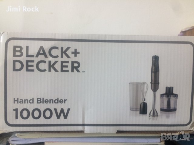 Нов блендер пасатор.BLACK DECKER 1000W, снимка 4 - Миксери - 39764707