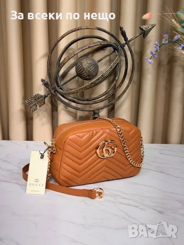 Gucci Дамска Чанта С Дълга Дръжка Синджир За През Рамо Гучи - Различни Цветове Код E5, снимка 15 - Чанти - 55788750