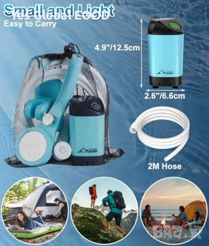 Преносим душ WADEO с батерия 6000mAh и дисплей, снимка 7 - Друга електроника - 54036761