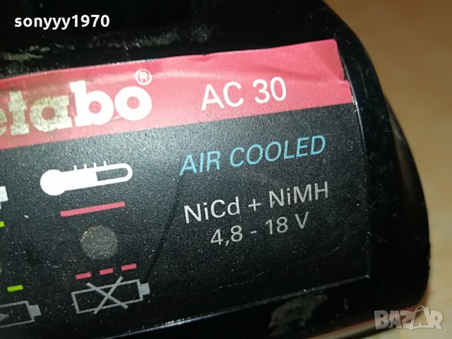 metabo ac30 battery charger-внос швеицария, снимка 14 - Винтоверти - 29794996