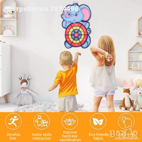 3836 Дартс за деца летящи топчета, снимка 6 - Други - 39724220