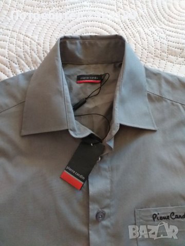 Мъжка риза Pierre Cardin S / M къс ръкав, снимка 4 - Ризи - 37260518