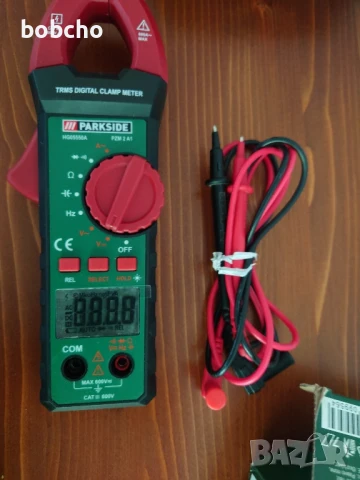 Измервателни уреди: амперклещи и писалка Parkside, снимка 5 - Други инструменти - 50589205