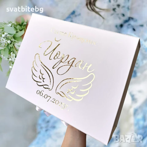 Комплекти за Кръщене, Бродирани Хавлии, Кутия за Кръщене, Кръстче Косичка