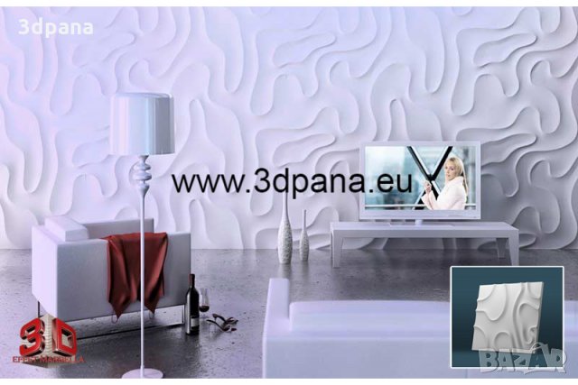 3D панели, облицовки за стени и тавани, пана №0136, снимка 2 - Пана - 22512420