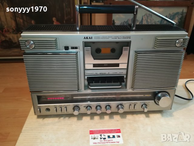 ПОРЪЧАН-akai made in japan-ретро колекция 1510211146, снимка 6 - Радиокасетофони, транзистори - 34471443