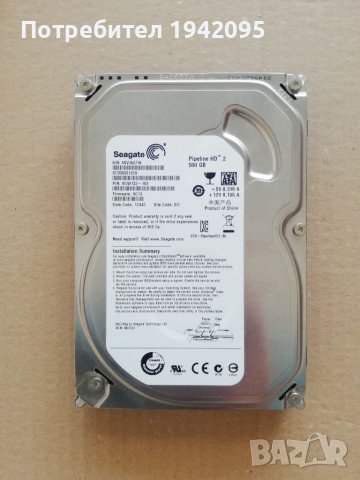 Хард диск Seagate 500 GB, снимка 1 - Твърди дискове - 37747316
