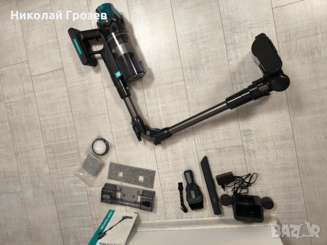 Безжична прахосмукачка Vactidy V15 Max, мощно засмукване 65kPa, мотор 600W, време на работа 60 мин., снимка 10 - Прахосмукачки - 54102235