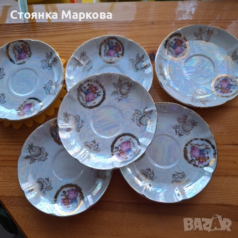 Винтидж порцеланови чинийки, снимка 5 - Чинии - 52552628