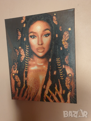 Картина рисувана акрил 40см 50см , снимка 4 - Картини - 36447794