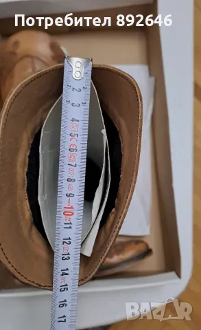 Дамски ботуши естествена кожа цвят камел 38 номер, снимка 14 - Дамски ботуши - 43675482