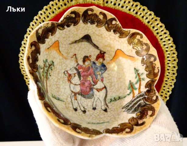 Купичка,купа китайски порцелан Qianlong, снимка 8 - Антикварни и старинни предмети - 42244027