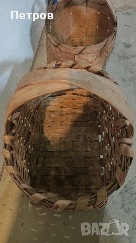 Продава плетени кошници, плетен панер от старо време., снимка 10 - Декорация за дома - 41775692
