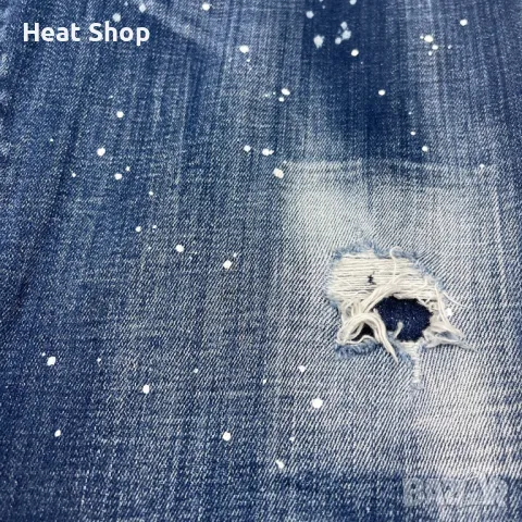 Мъжки дънки Dsquared2 Slim Fit Skater Jeans, снимка 5 - Дънки - 48576422