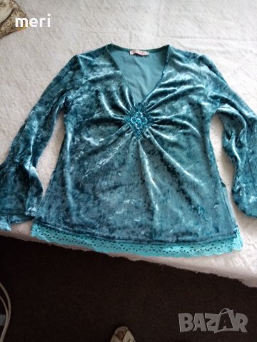Плюшена блузка за всеки сезон, снимка 3 - Блузи с дълъг ръкав и пуловери - 40216536