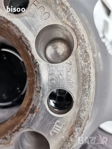 4бр ОРИГИНАЛНИ НЕМСКИ ЛЕТИ Audi джанти 5Х112, 16" с гуми GOODYEAR EFFICIENT GRIP 225/55/16, снимка 10 - Гуми и джанти - 48346934