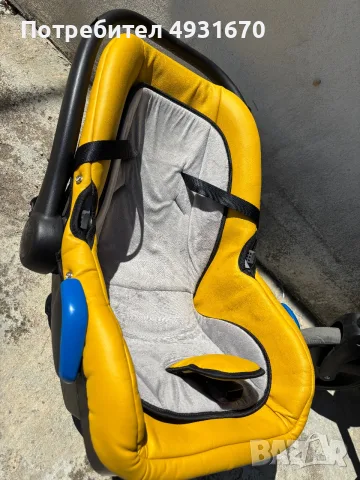 Количка 3 в 1 Krausman, Nexxo Yellow, снимка 3 - Детски колички - 56271155