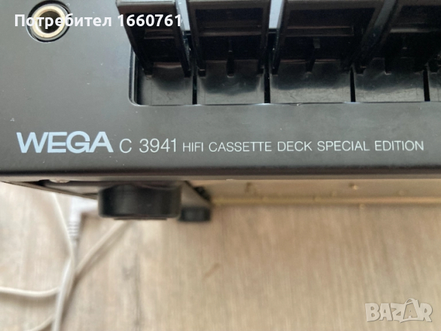 касетен дек като нов WEGA C 3941-2 SPECIAL EDITION , снимка 2 - Декове - 51734525