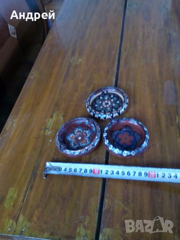 Стар керамичен пепелник,пепелници, снимка 6 - Други ценни предмети - 30104626