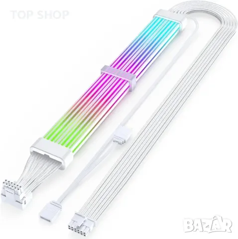 Sirlyr 12VHPWR RGB кабел, PCIE 5.0 RGB кабели, 16-пинов GPU ARGB удължител